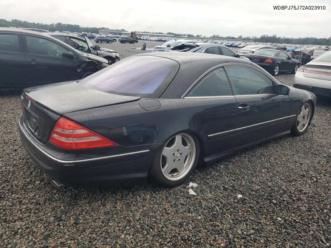 2002 MERCEDES CL-KLASSE VIN WDBPJ75J72A023910 — фото 3