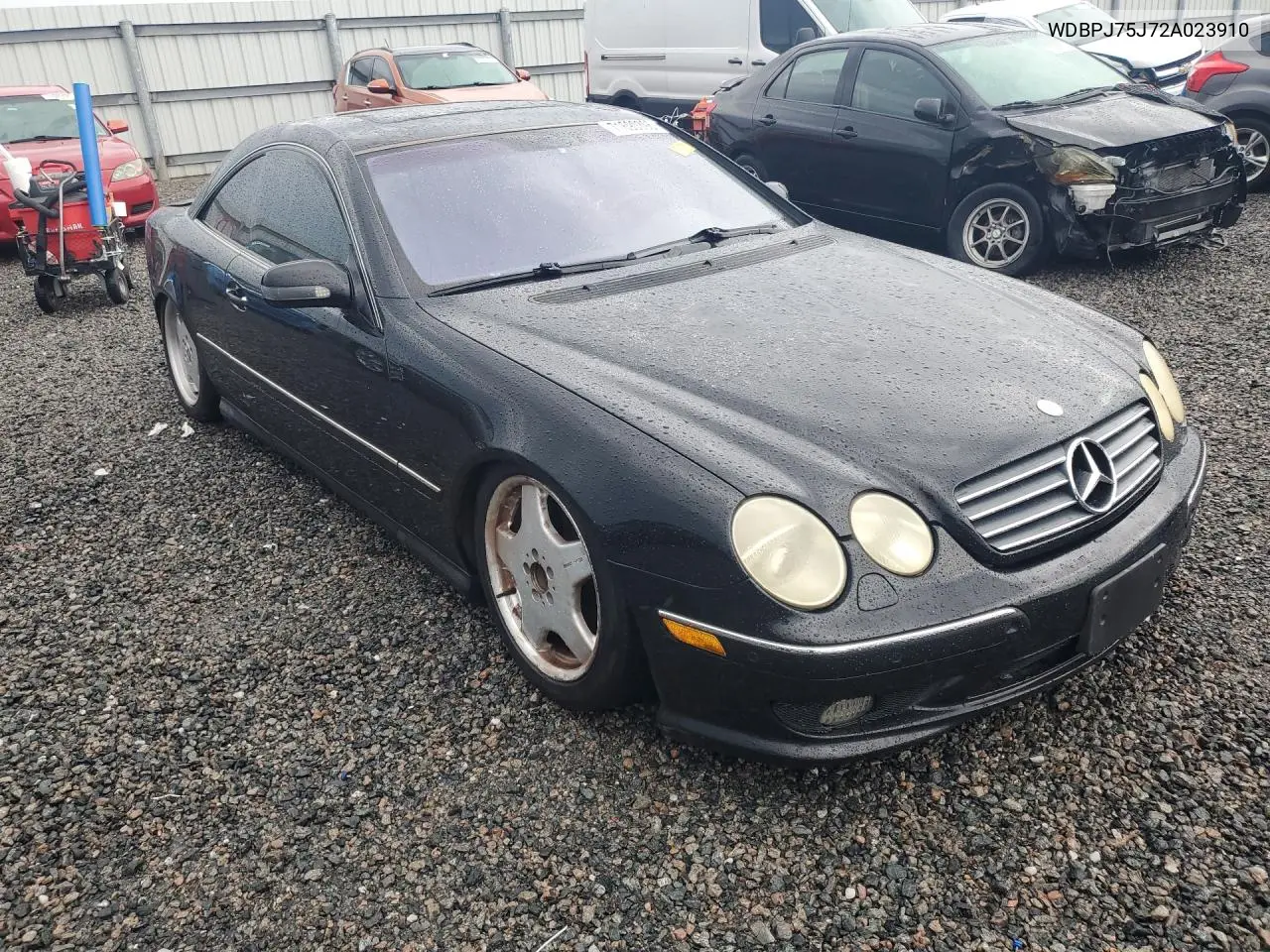 2002 MERCEDES CL-KLASSE VIN WDBPJ75J72A023910 — фото 4