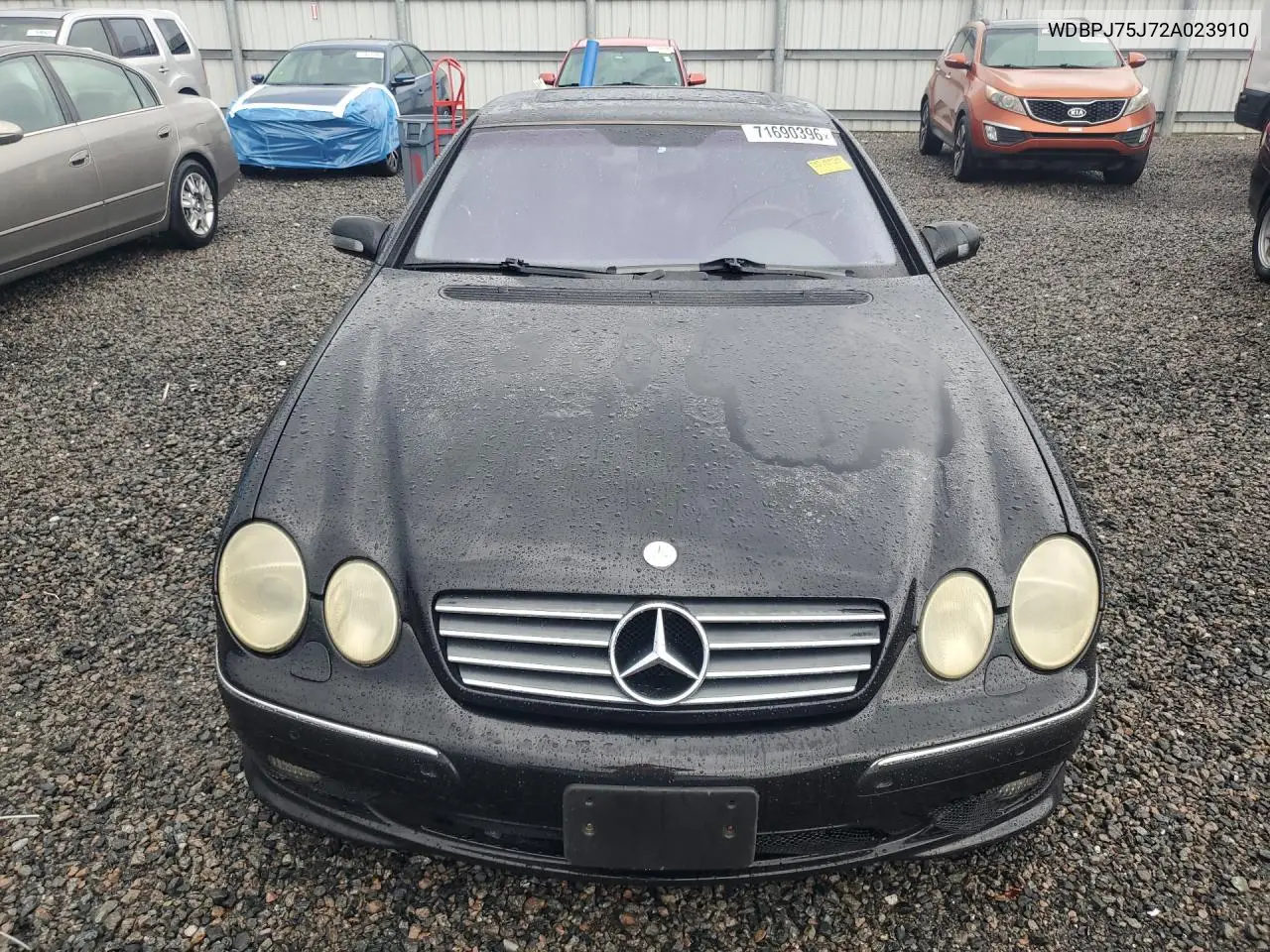 2002 MERCEDES CL-KLASSE VIN WDBPJ75J72A023910 — фото 5