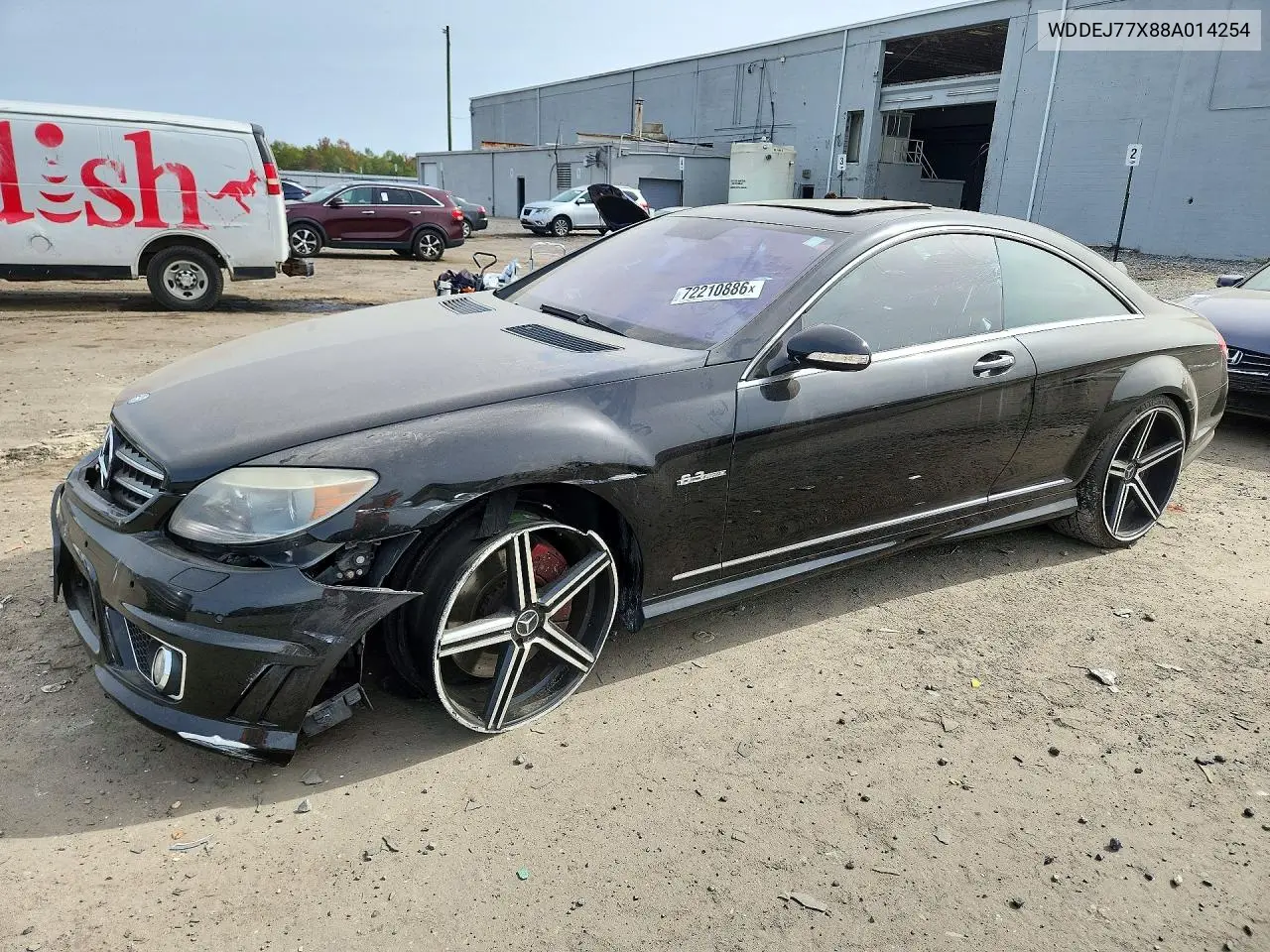 MERCEDES CL-KLASSE 2008, VIN WDDEJ77X88A014254
