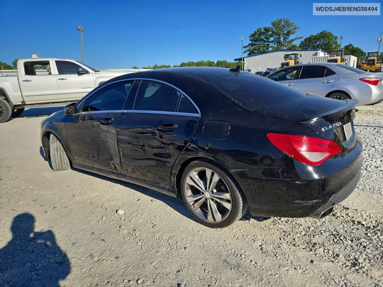 2014 MERCEDES CLA-KLASSE VIN WDDSJ4EB9EN038494 — фото 2