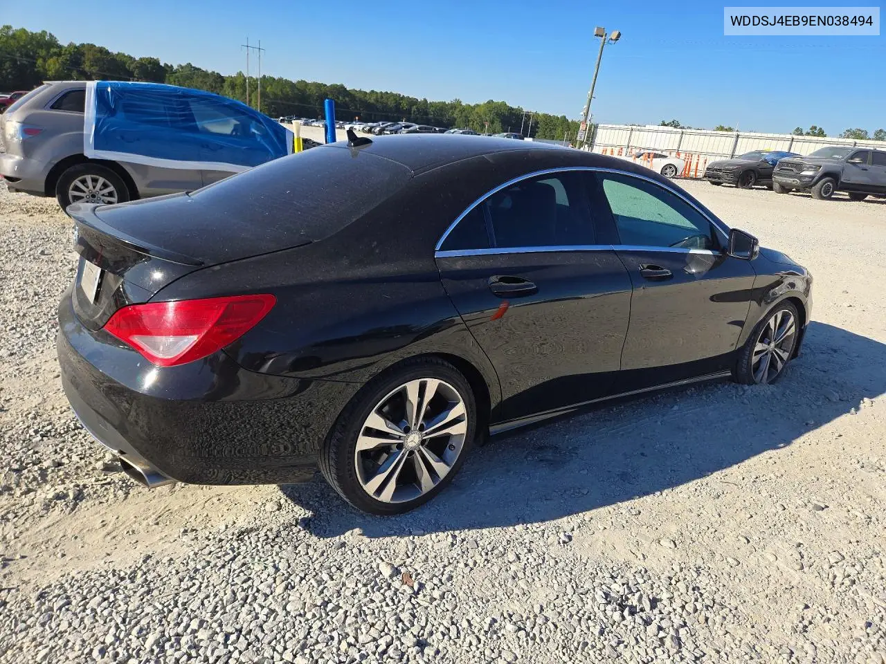 2014 MERCEDES CLA-KLASSE VIN WDDSJ4EB9EN038494 — фото 3
