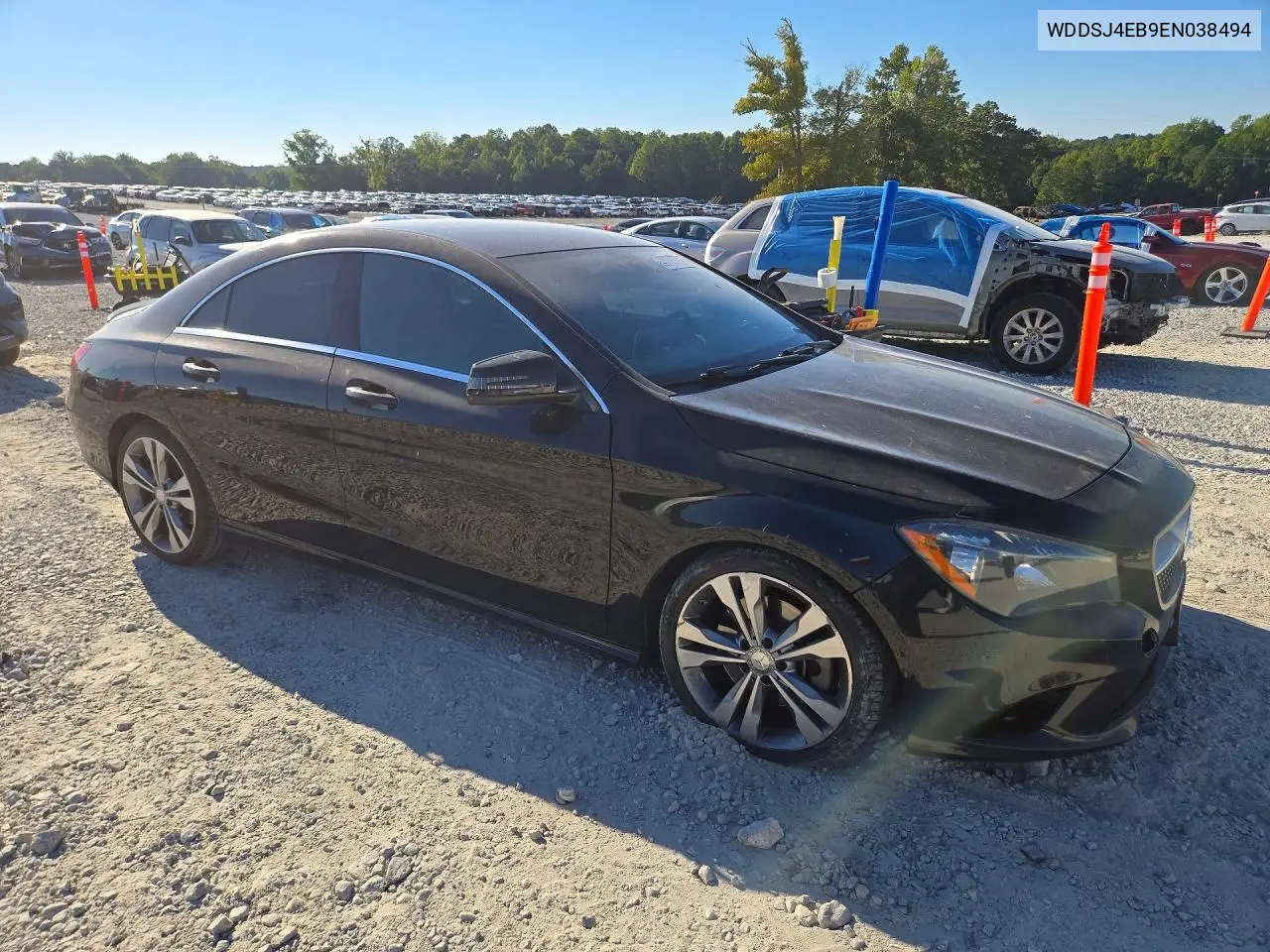 2014 MERCEDES CLA-KLASSE VIN WDDSJ4EB9EN038494 — фото 4