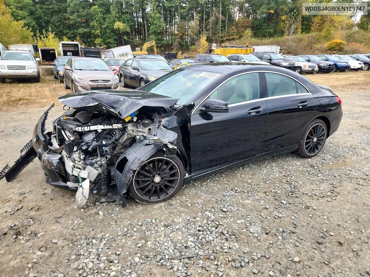 MERCEDES CLA-KLASSE 2014, VIN WDDSJ4GB0EN129747