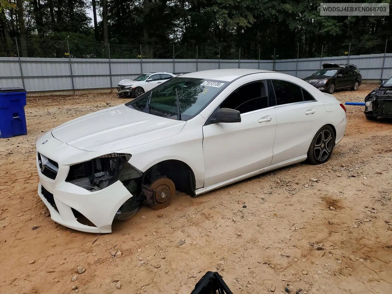 MERCEDES CLA-KLASSE 2014, VIN WDDSJ4EBXEN068703