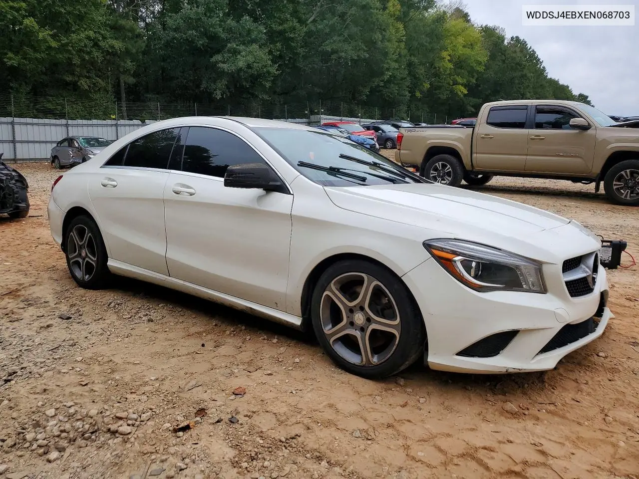 2014 MERCEDES CLA-KLASSE VIN WDDSJ4EBXEN068703 — фото 4