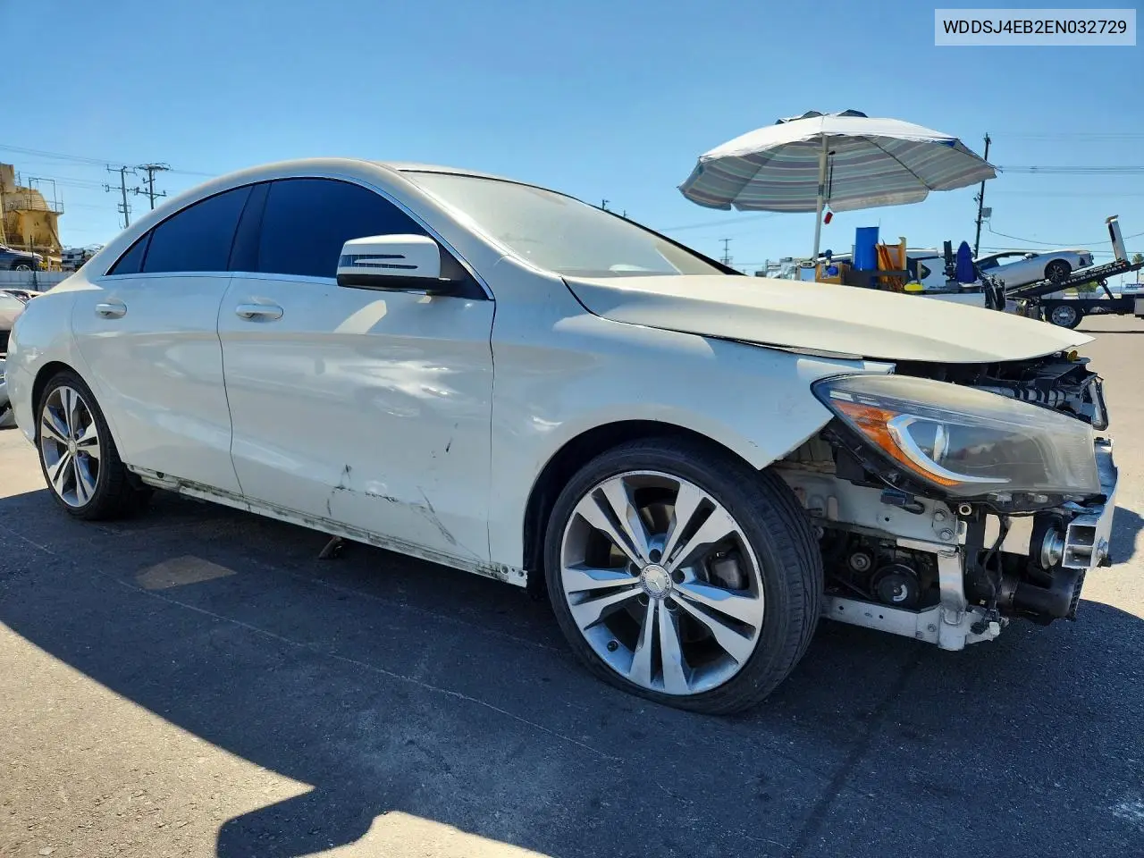 2014 MERCEDES CLA-KLASSE VIN WDDSJ4EB2EN032729 — фото 4