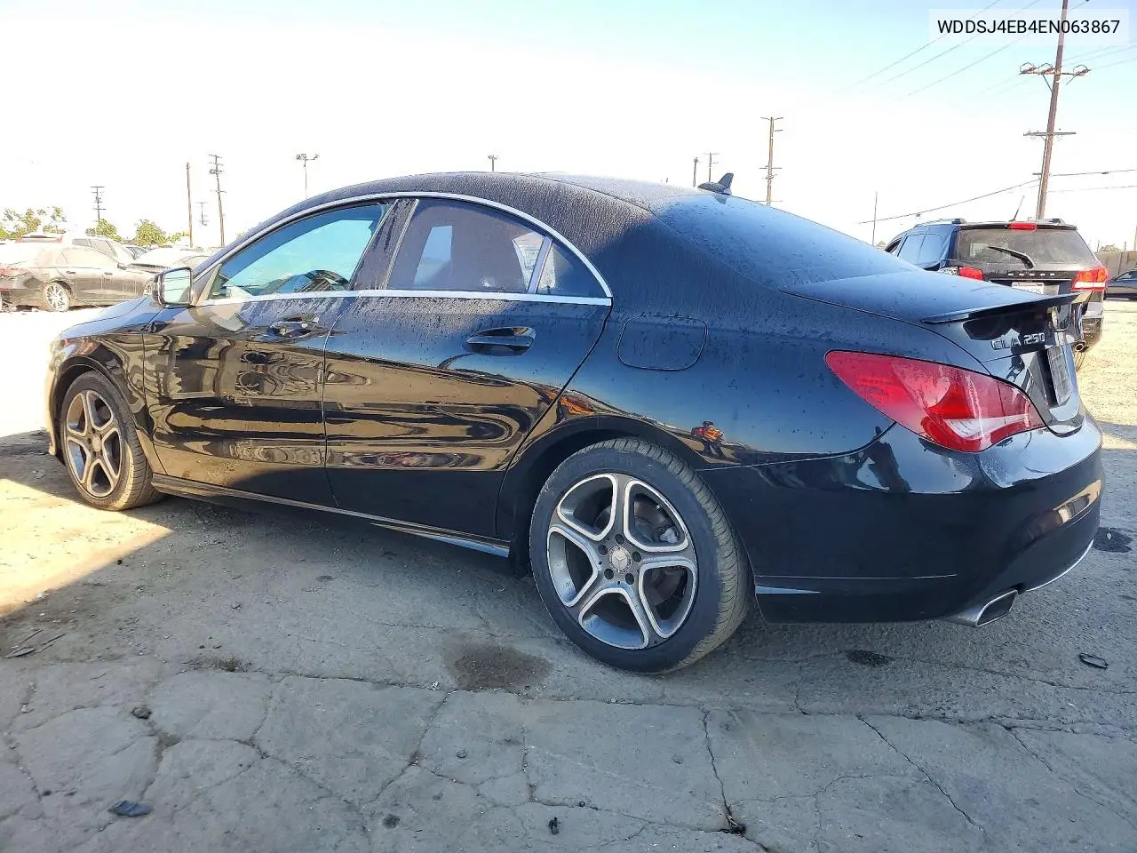2014 MERCEDES CLA-KLASSE VIN WDDSJ4EB4EN063867 — фото 2
