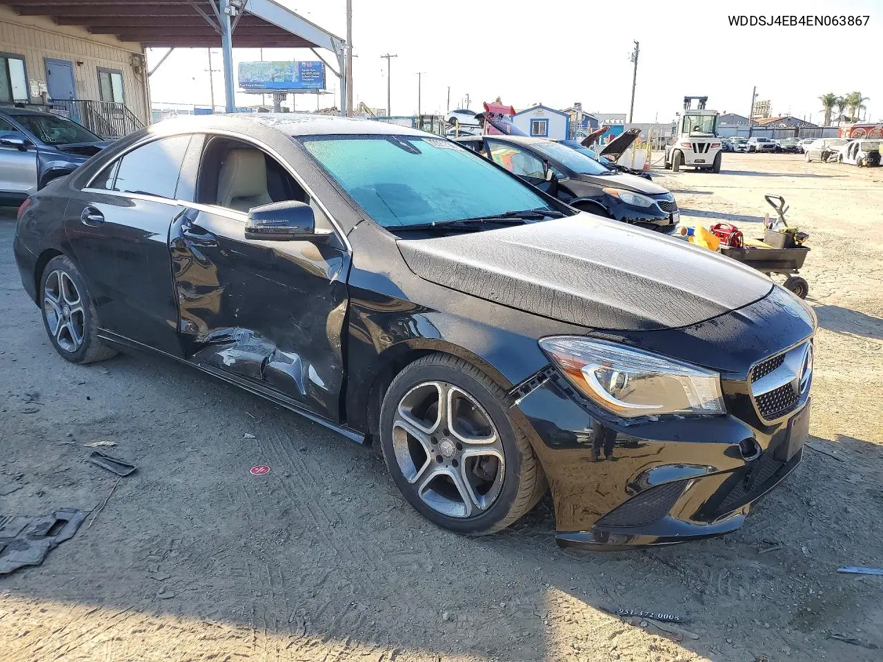 2014 MERCEDES CLA-KLASSE VIN WDDSJ4EB4EN063867 — фото 4