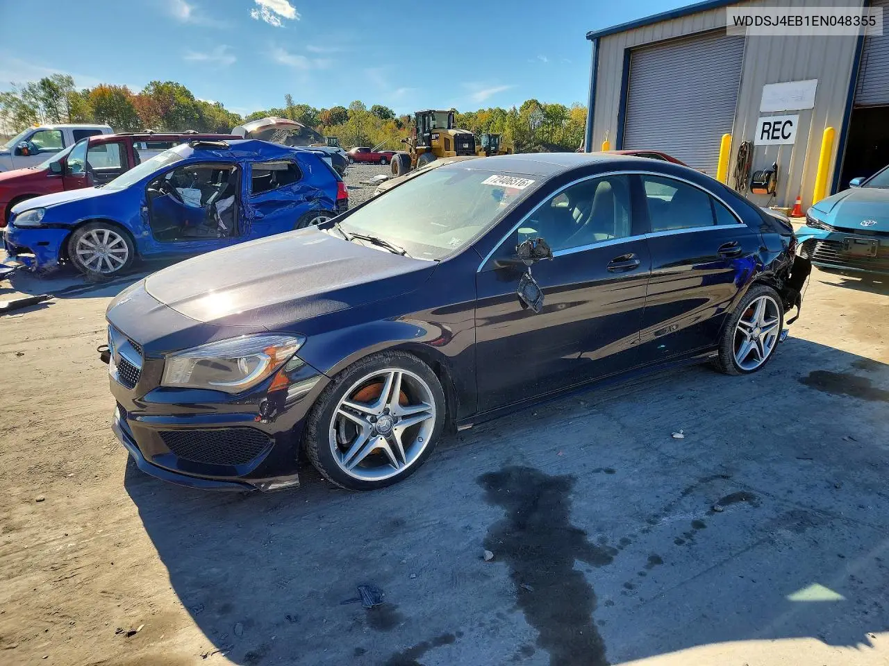 MERCEDES CLA-KLASSE 2014, VIN WDDSJ4EB1EN048355
