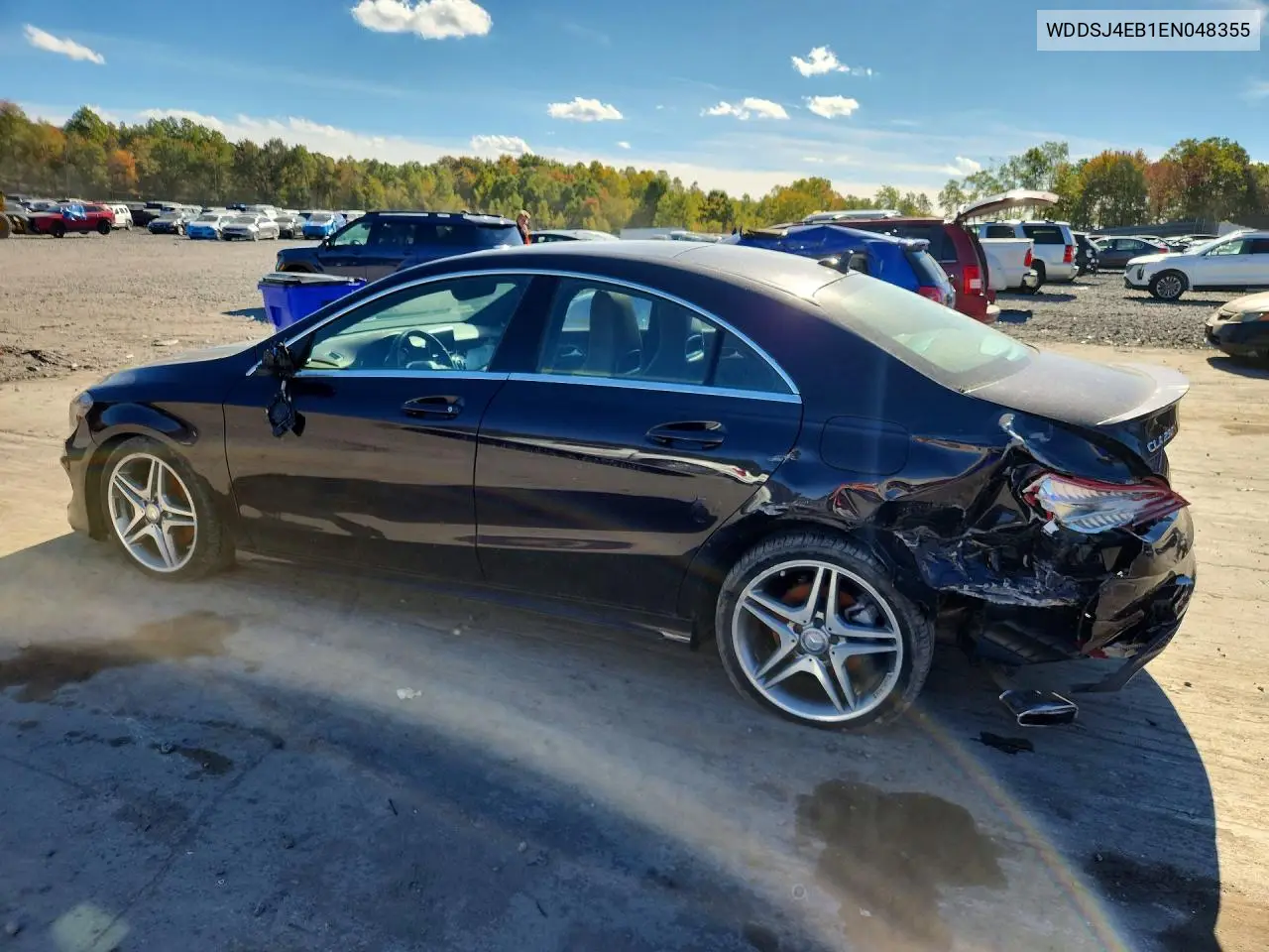 2014 MERCEDES CLA-KLASSE VIN WDDSJ4EB1EN048355 — фото 2