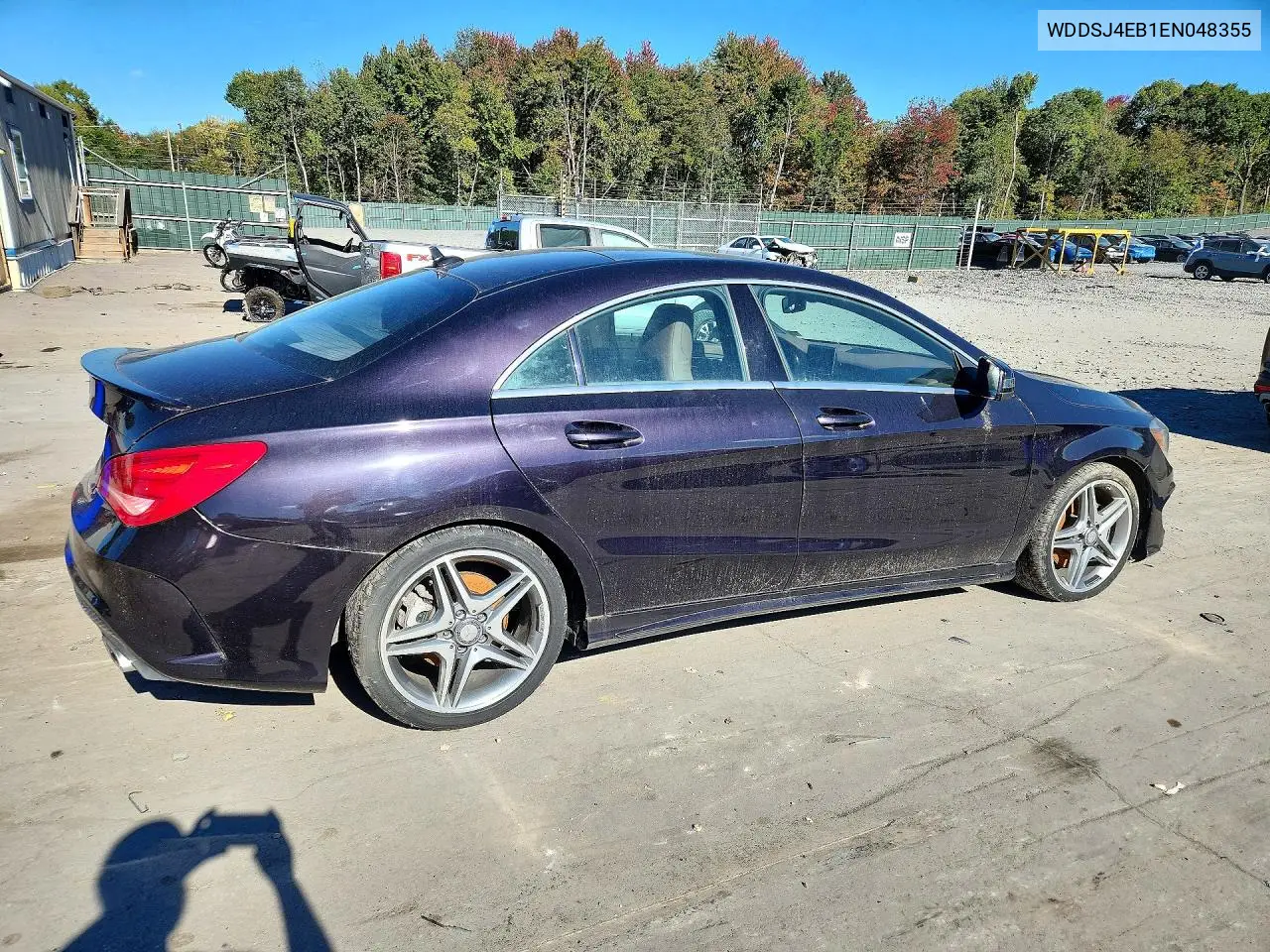 2014 MERCEDES CLA-KLASSE VIN WDDSJ4EB1EN048355 — фото 3
