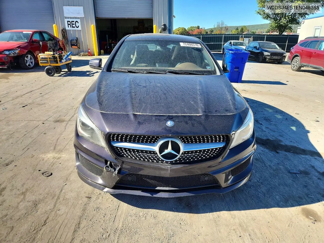 2014 MERCEDES CLA-KLASSE VIN WDDSJ4EB1EN048355 — фото 5