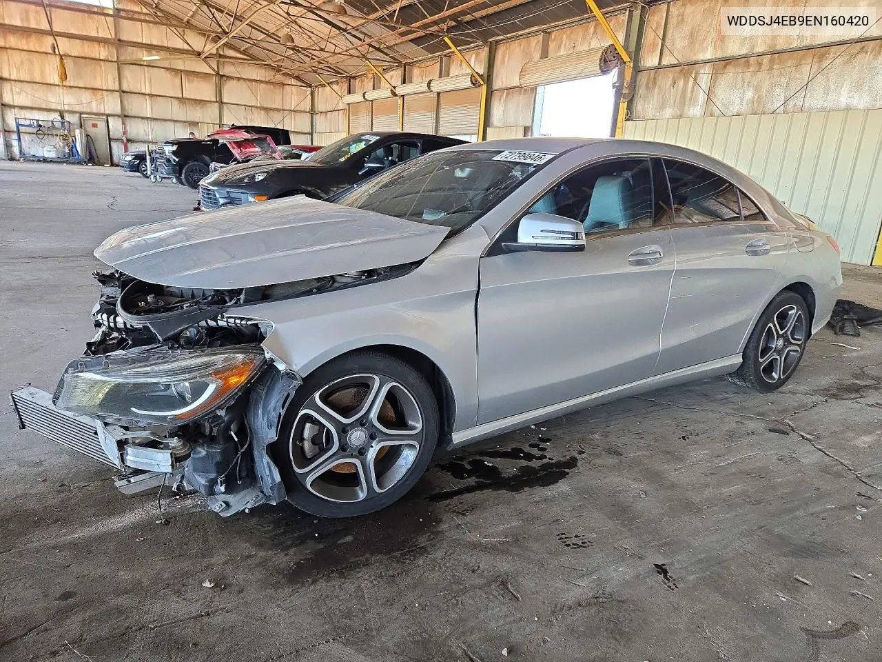MERCEDES CLA-KLASSE 2014, VIN WDDSJ4EB9EN160420