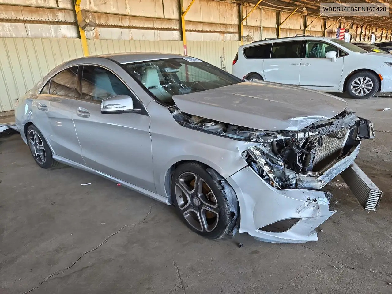 2014 MERCEDES CLA-KLASSE VIN WDDSJ4EB9EN160420 — фото 4