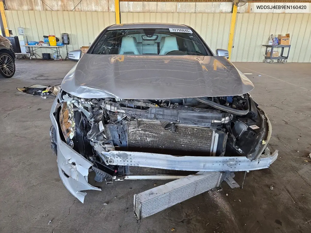 2014 MERCEDES CLA-KLASSE VIN WDDSJ4EB9EN160420 — фото 5