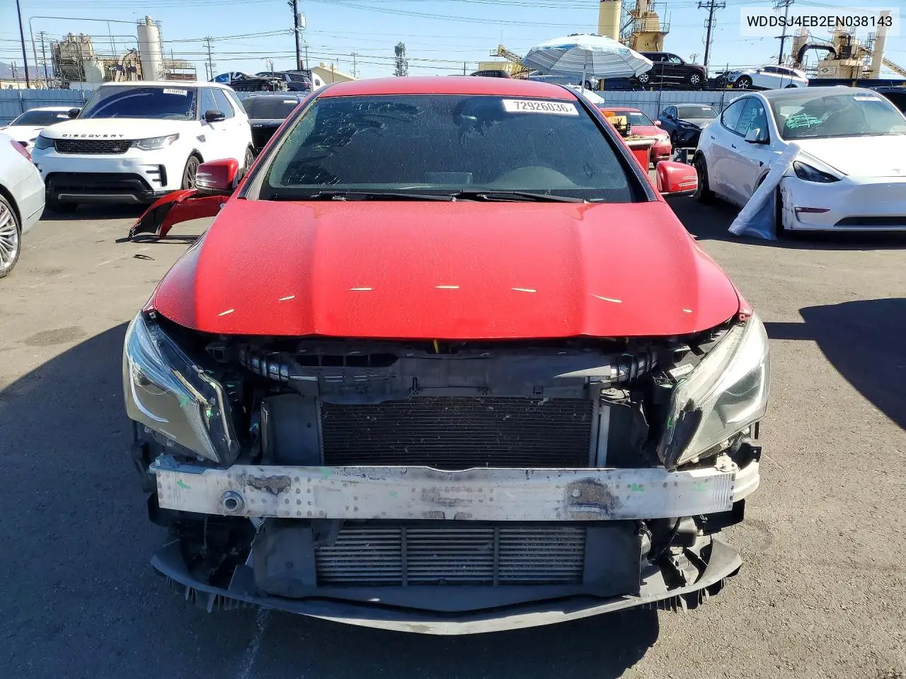 2014 MERCEDES CLA-KLASSE VIN WDDSJ4EB2EN038143 — фото 5