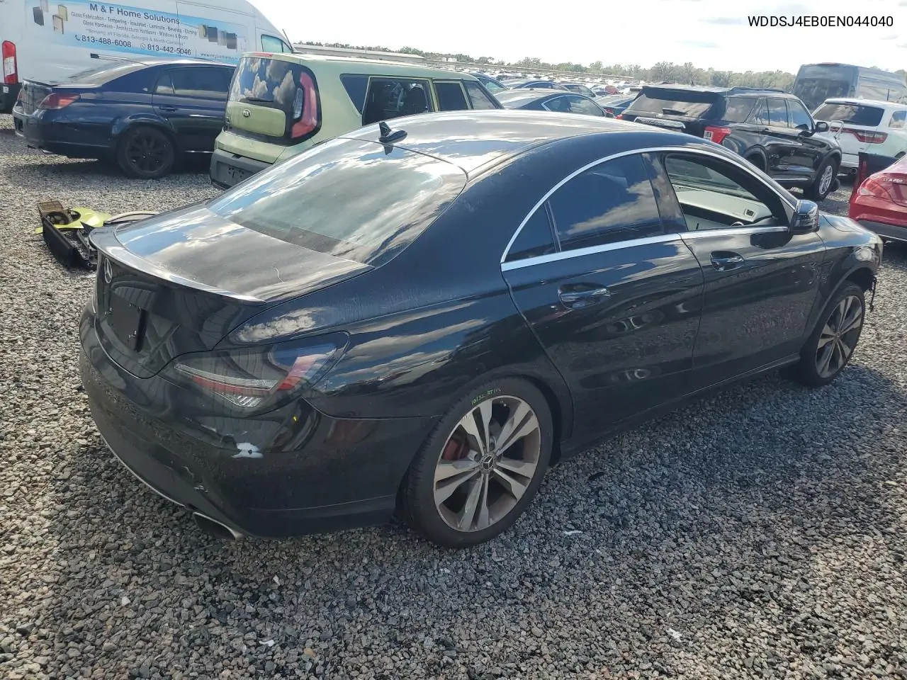 2014 MERCEDES CLA-KLASSE VIN WDDSJ4EB0EN044040 — фото 3