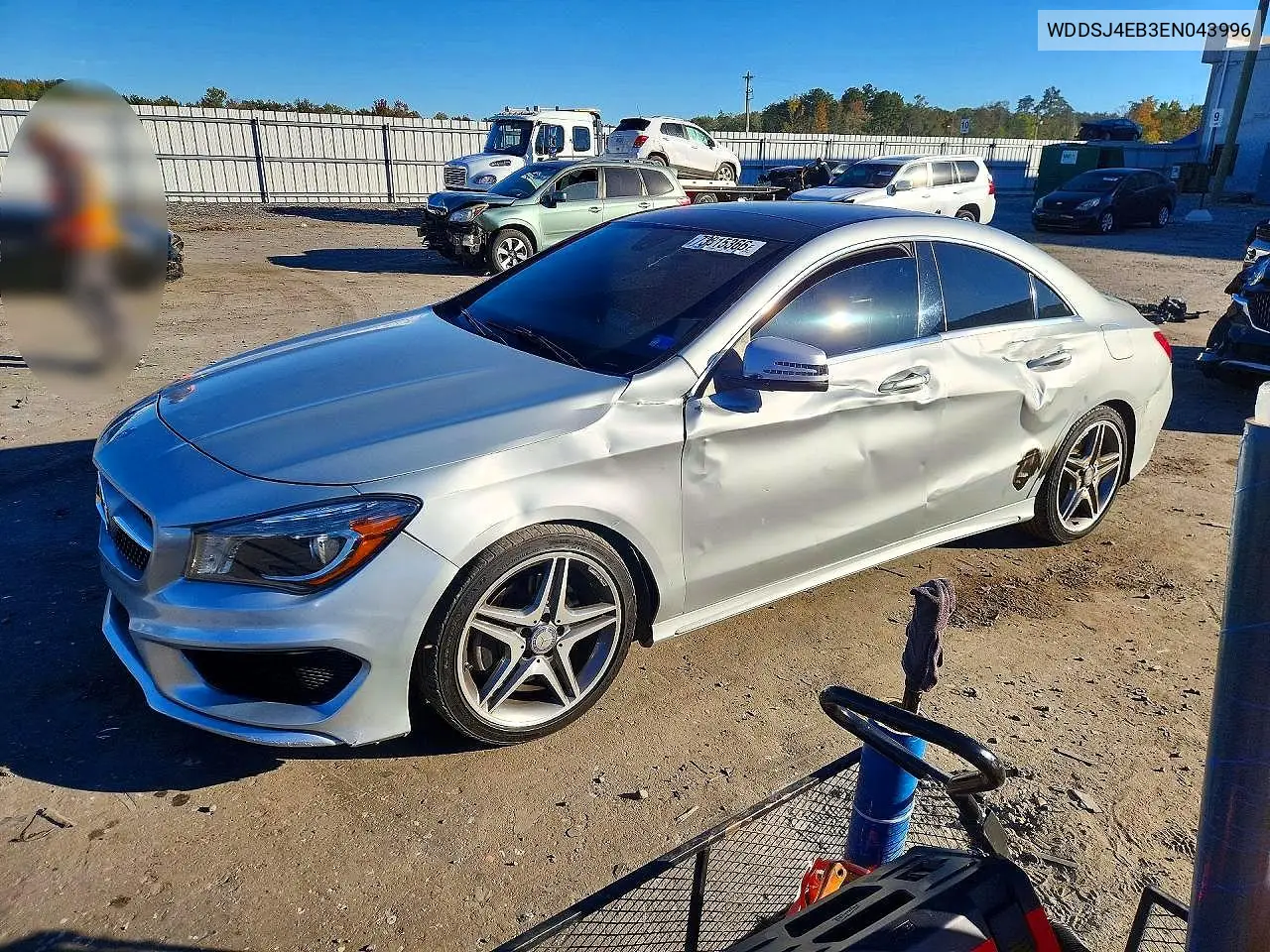 MERCEDES CLA-KLASSE 2014, VIN WDDSJ4EB3EN043996