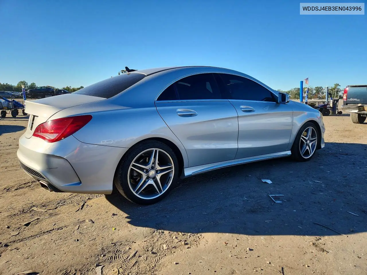 2014 MERCEDES CLA-KLASSE VIN WDDSJ4EB3EN043996 — фото 3
