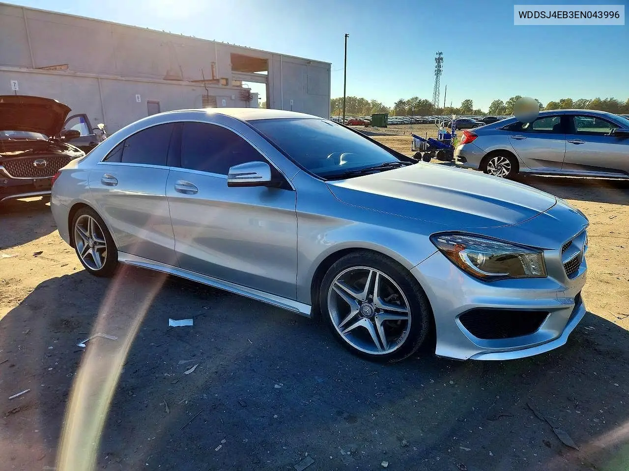 2014 MERCEDES CLA-KLASSE VIN WDDSJ4EB3EN043996 — фото 4