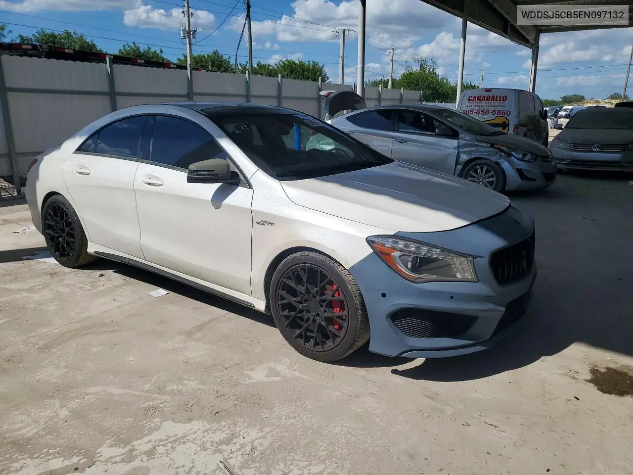 2014 MERCEDES CLA-KLASSE VIN WDDSJ5CB5EN097132 — фото 4