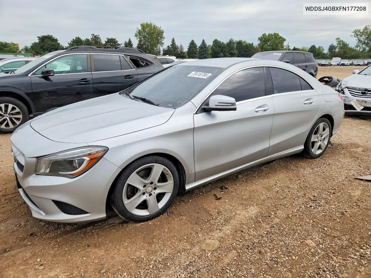 MERCEDES CLA-KLASSE 2015, VIN WDDSJ4GBXFN177208