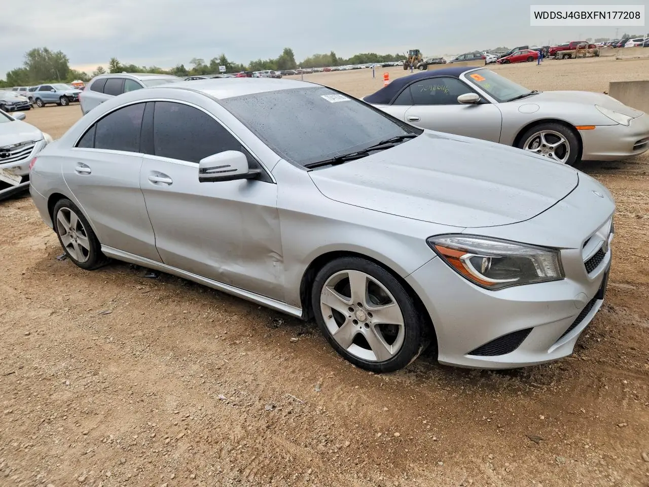 2015 MERCEDES CLA-KLASSE VIN WDDSJ4GBXFN177208 — фото 4