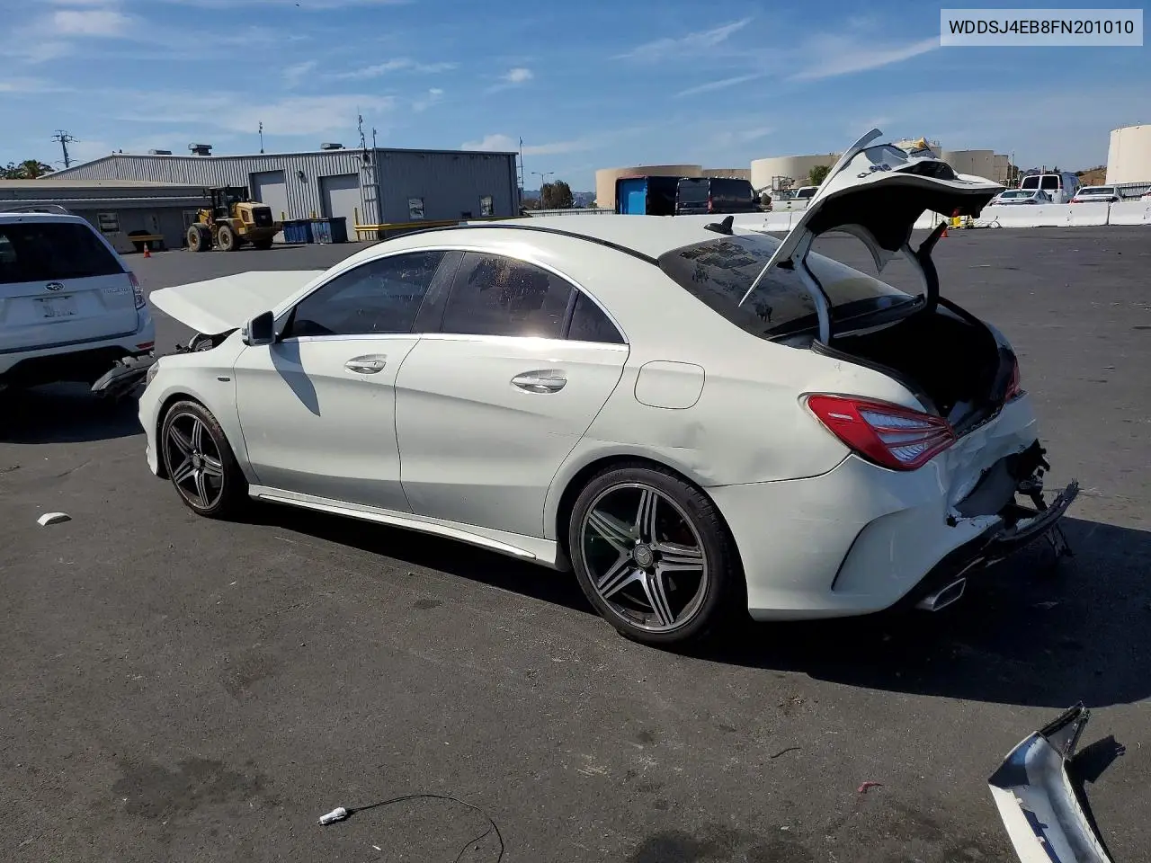 2015 MERCEDES CLA-KLASSE VIN WDDSJ4EB8FN201010 — фото 2
