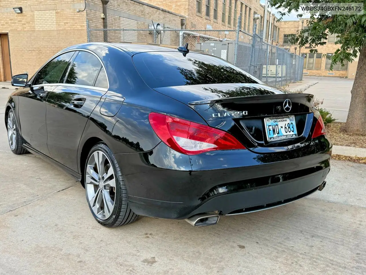 2015 MERCEDES CLA-KLASSE VIN WDDSJ4GBXFN246172 — фото 3