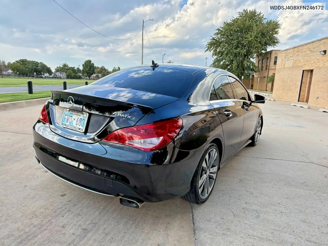 2015 MERCEDES CLA-KLASSE VIN WDDSJ4GBXFN246172 — фото 4