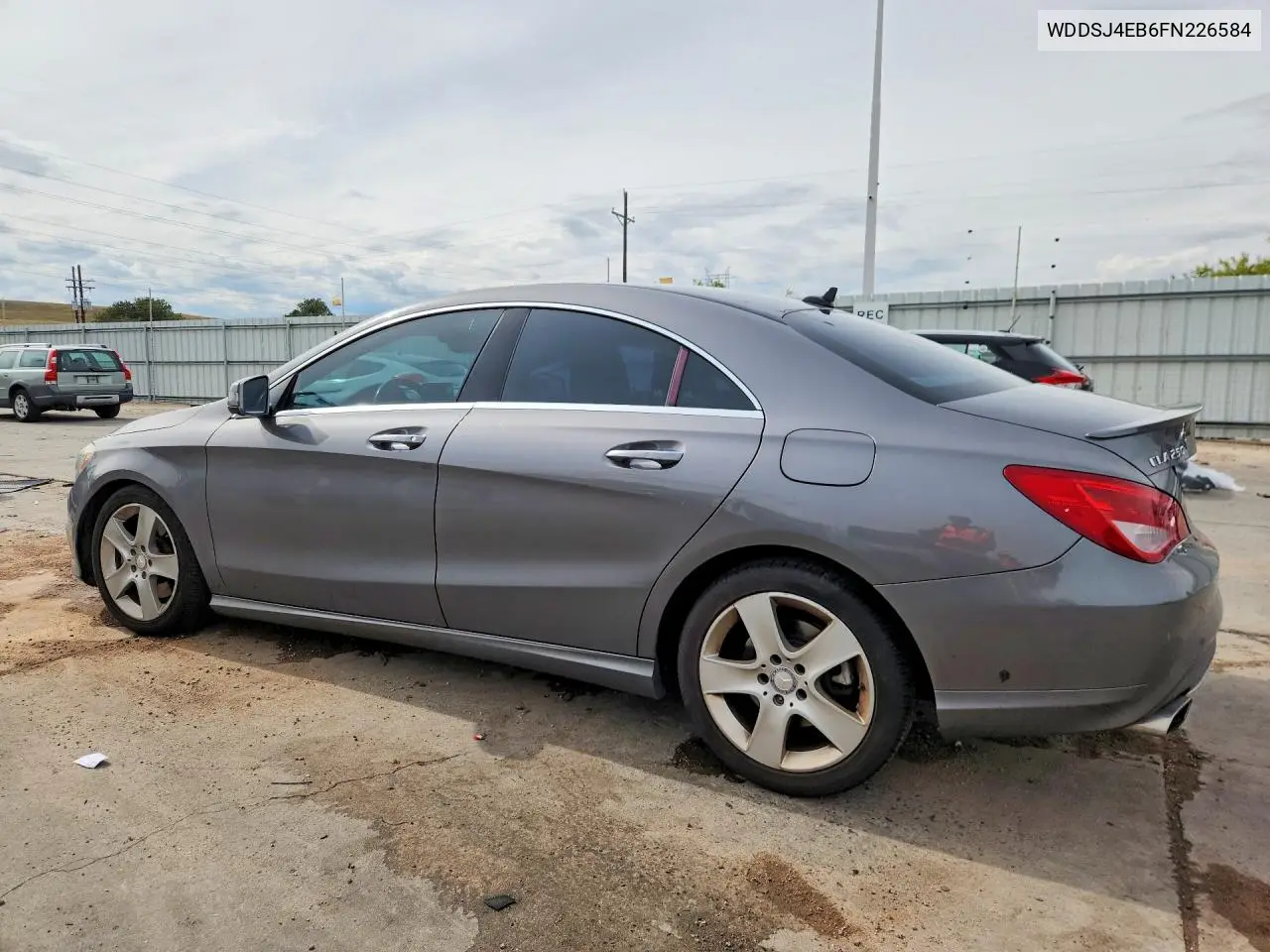 2015 MERCEDES CLA-KLASSE VIN WDDSJ4EB6FN226584 — фото 2