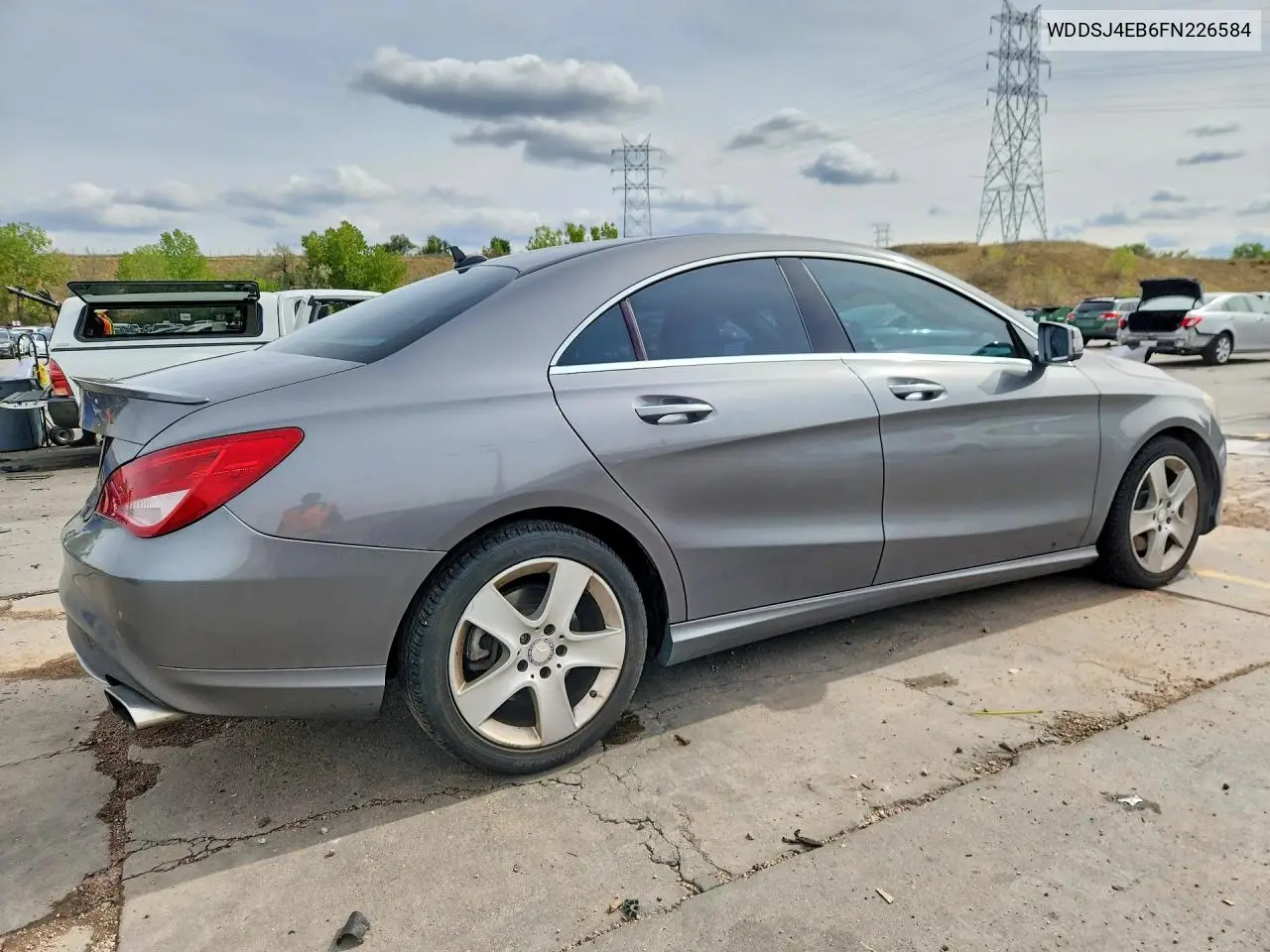 2015 MERCEDES CLA-KLASSE VIN WDDSJ4EB6FN226584 — фото 3