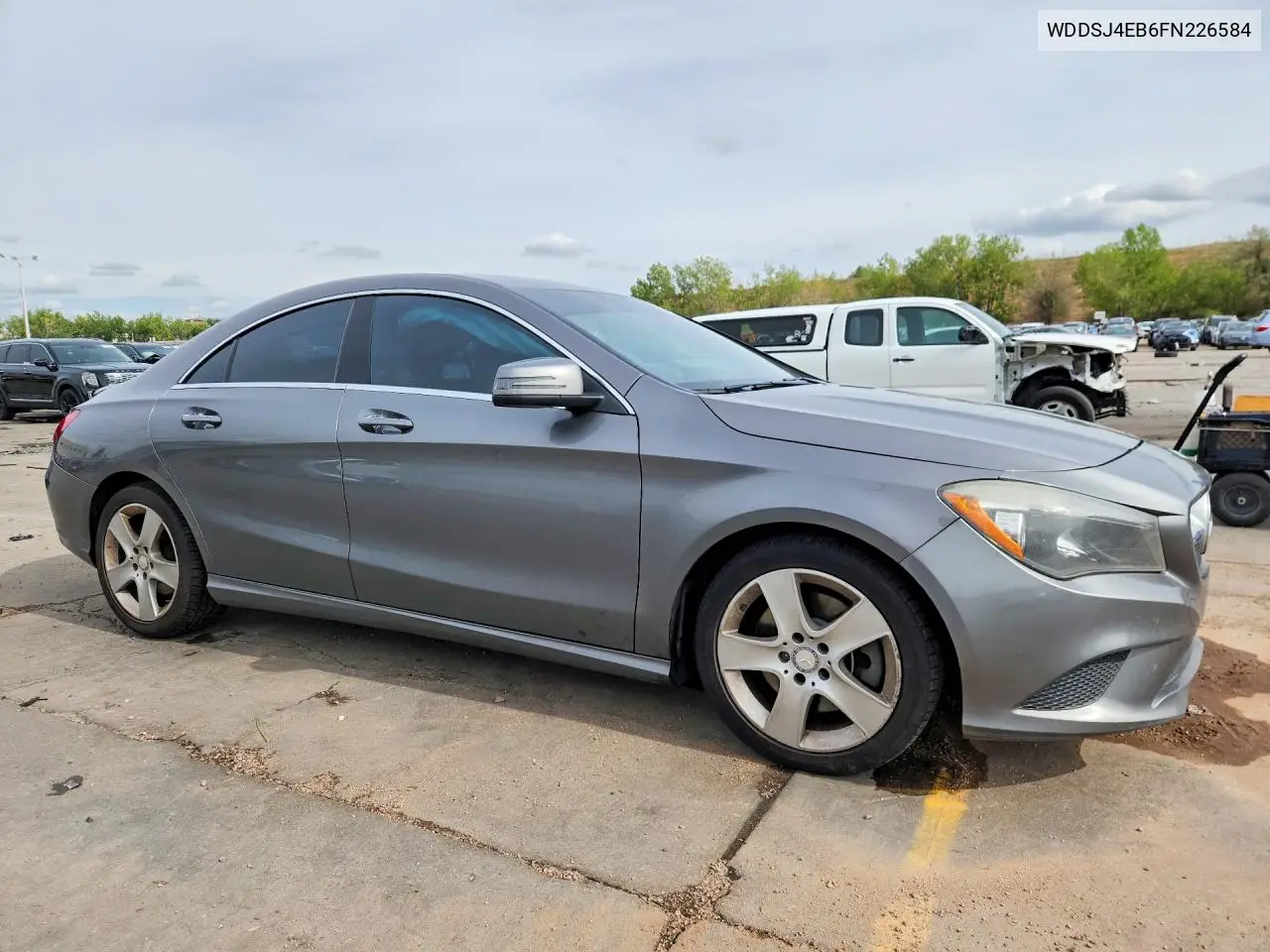 2015 MERCEDES CLA-KLASSE VIN WDDSJ4EB6FN226584 — фото 4
