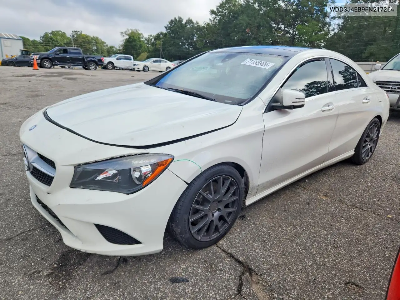 MERCEDES CLA-KLASSE 2015, VIN WDDSJ4EB9FN217264
