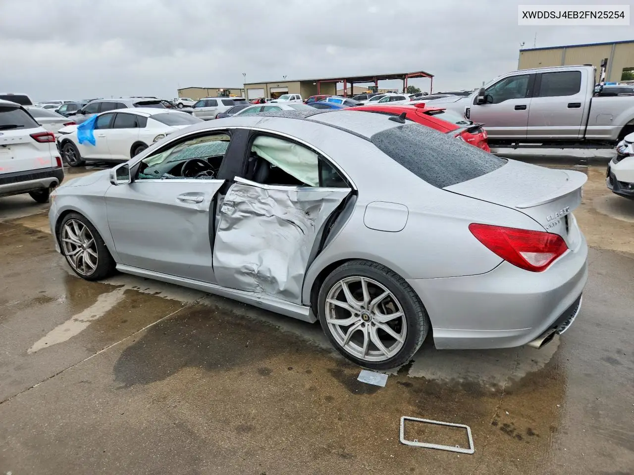 2015 MERCEDES CLA-KLASSE VIN WDDSJ4EB2FN252549 — фото 2