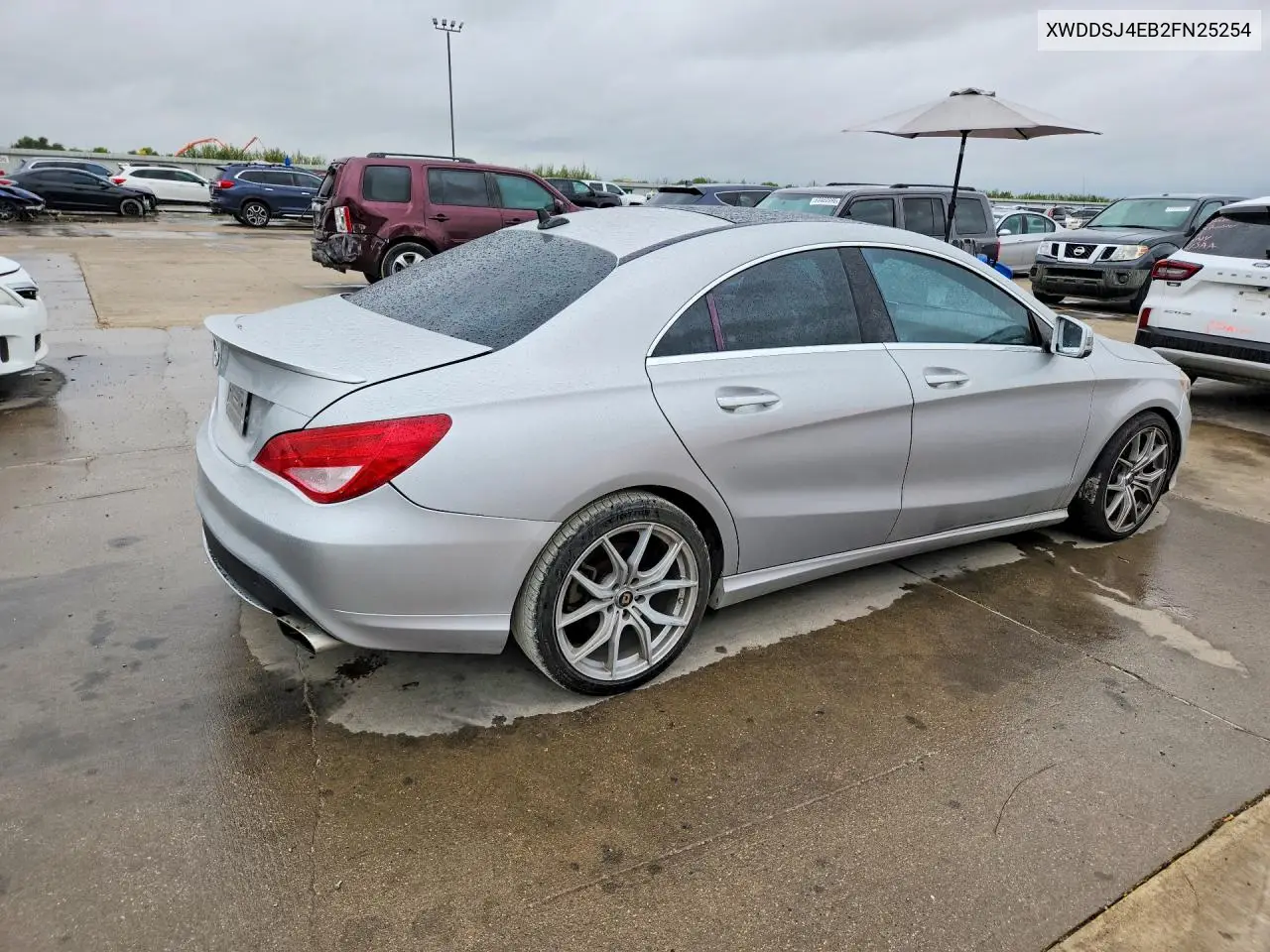 2015 MERCEDES CLA-KLASSE VIN WDDSJ4EB2FN252549 — фото 3