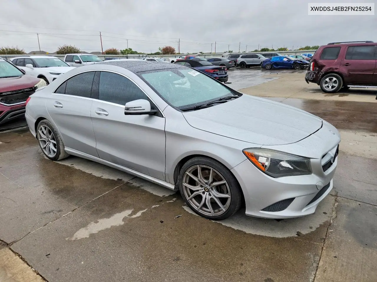 2015 MERCEDES CLA-KLASSE VIN WDDSJ4EB2FN252549 — фото 4