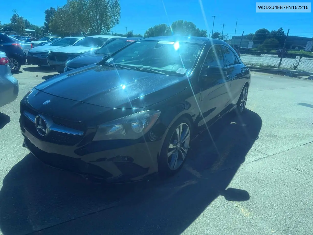 2015 MERCEDES CLA-KLASSE VIN WDDSJ4EB7FN162216 — фото 2