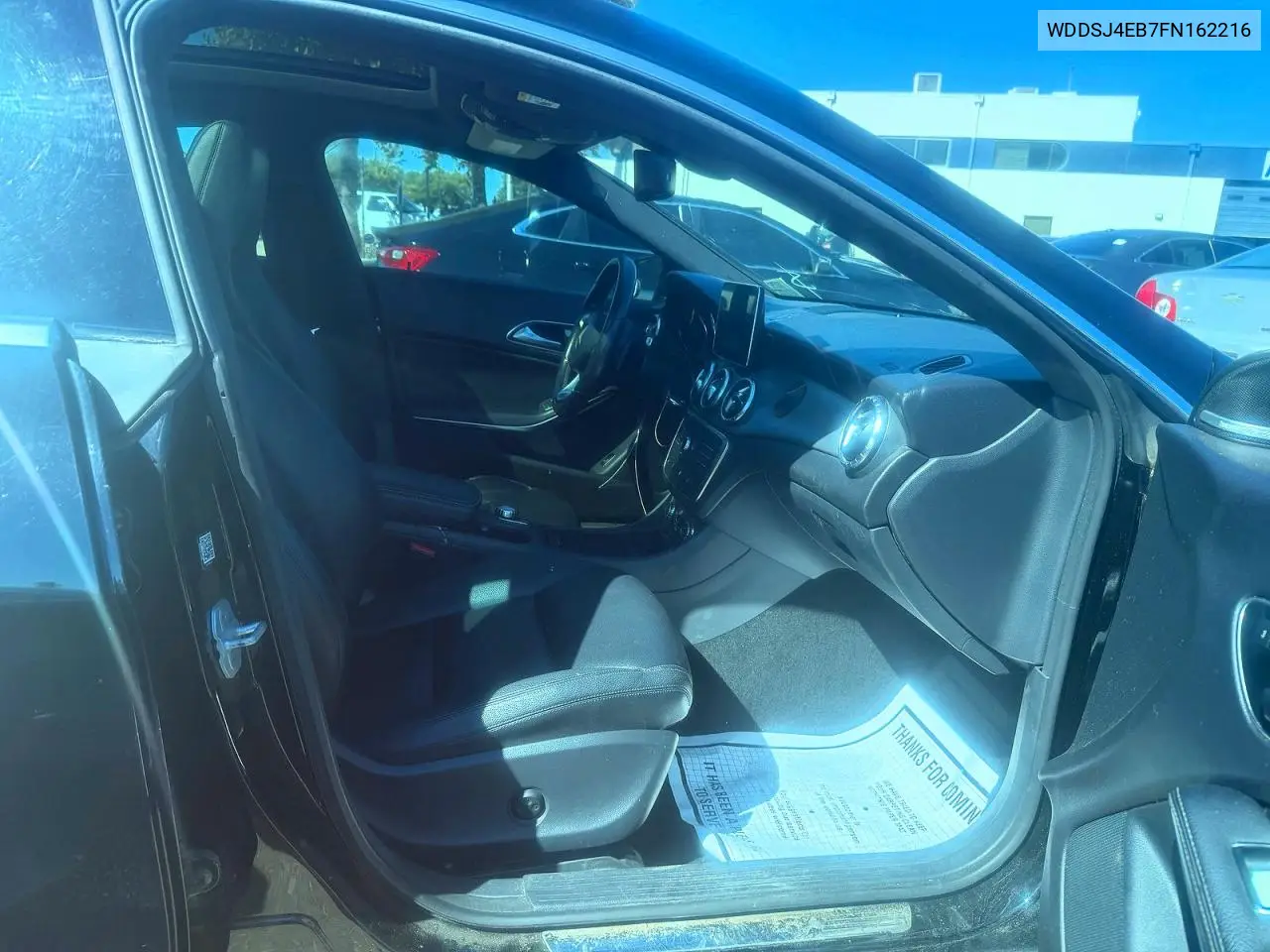 2015 MERCEDES CLA-KLASSE VIN WDDSJ4EB7FN162216 — фото 5