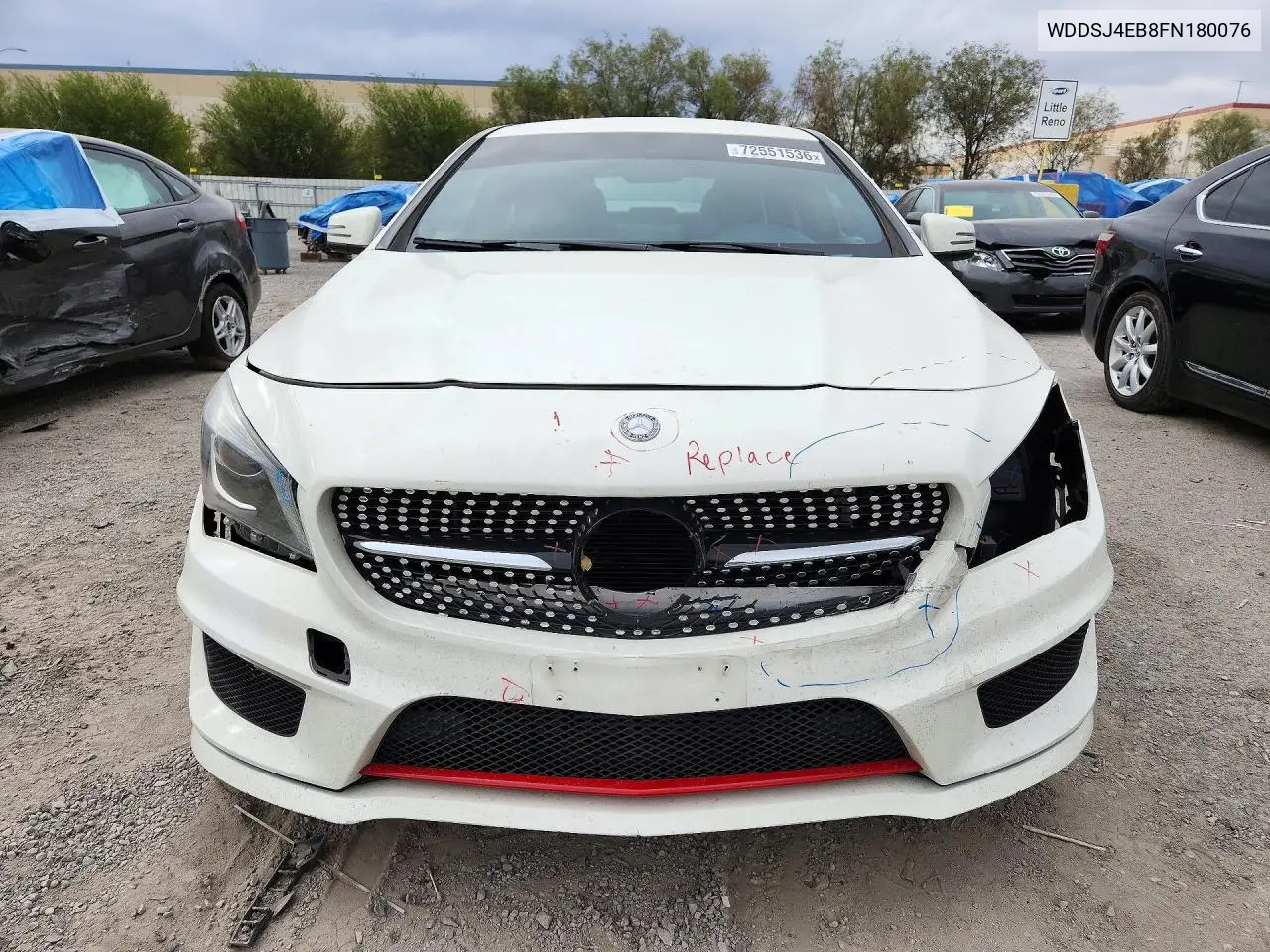 2015 MERCEDES CLA-KLASSE VIN WDDSJ4EB8FN180076 — фото 5
