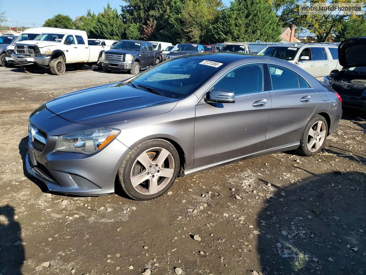 MERCEDES CLA-KLASSE 2015, VIN WDDSJ4GB0FN208028