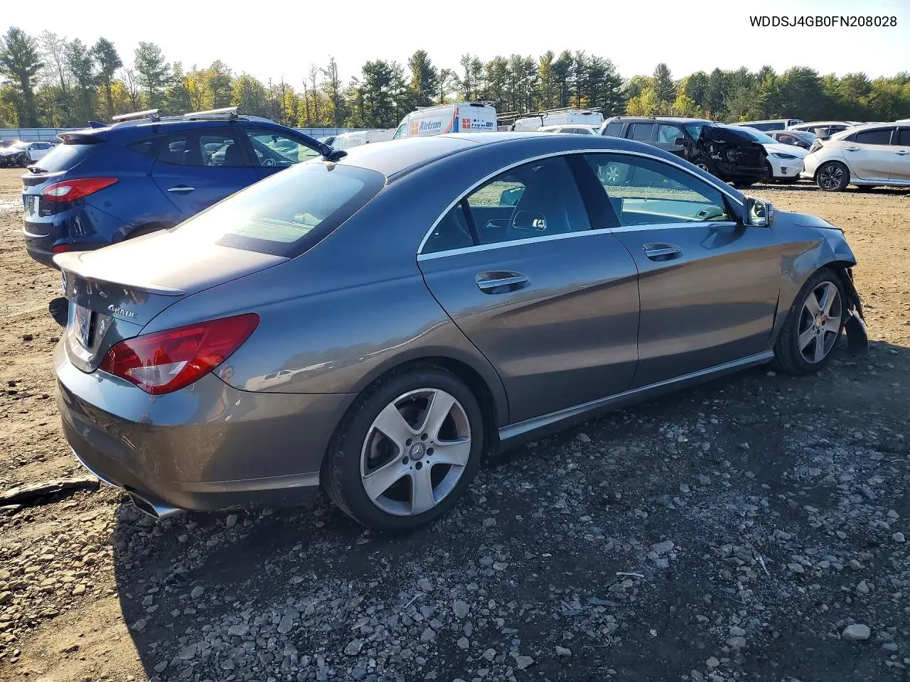 2015 MERCEDES CLA-KLASSE VIN WDDSJ4GB0FN208028 — фото 3