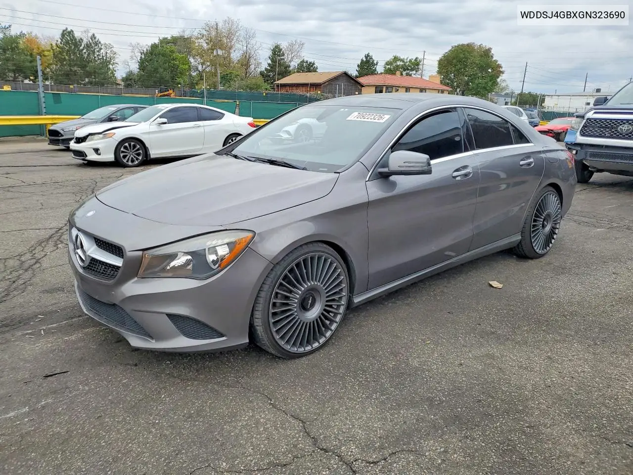 MERCEDES CLA-KLASSE 2016, VIN WDDSJ4GBXGN323690