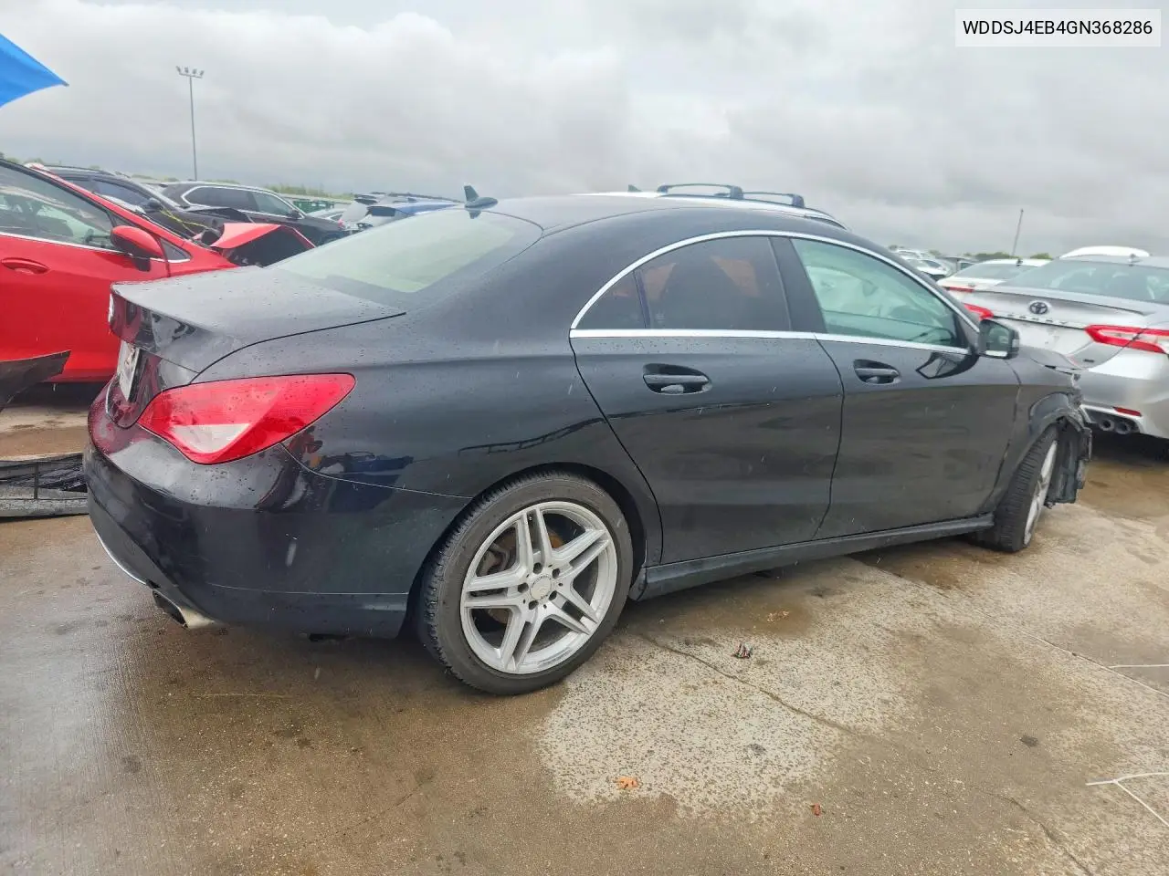 2016 MERCEDES CLA-KLASSE VIN WDDSJ4EB4GN368286 — фото 3