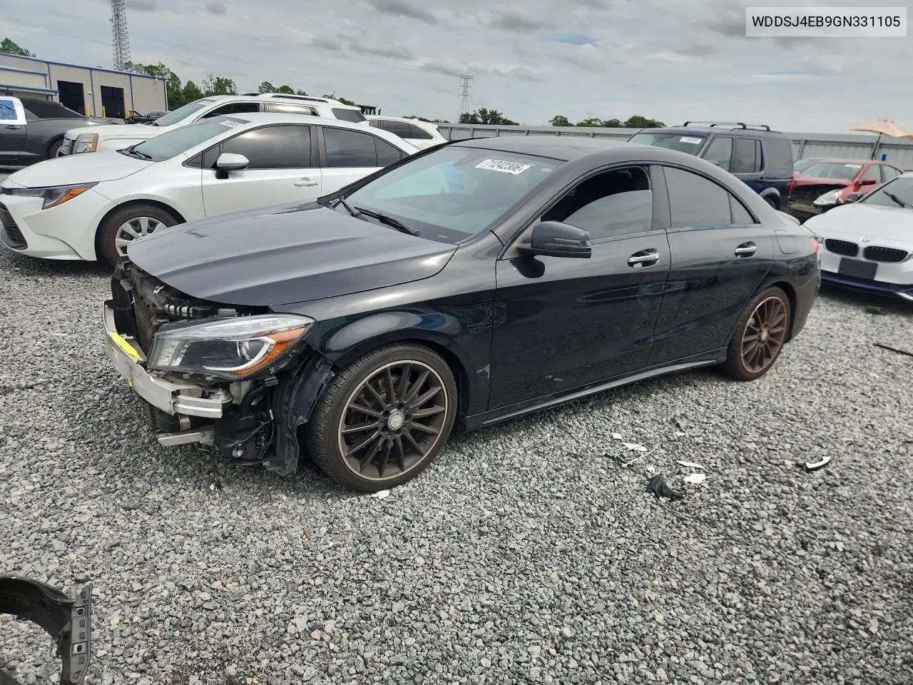 MERCEDES CLA-KLASSE 2016, VIN WDDSJ4EB9GN331105