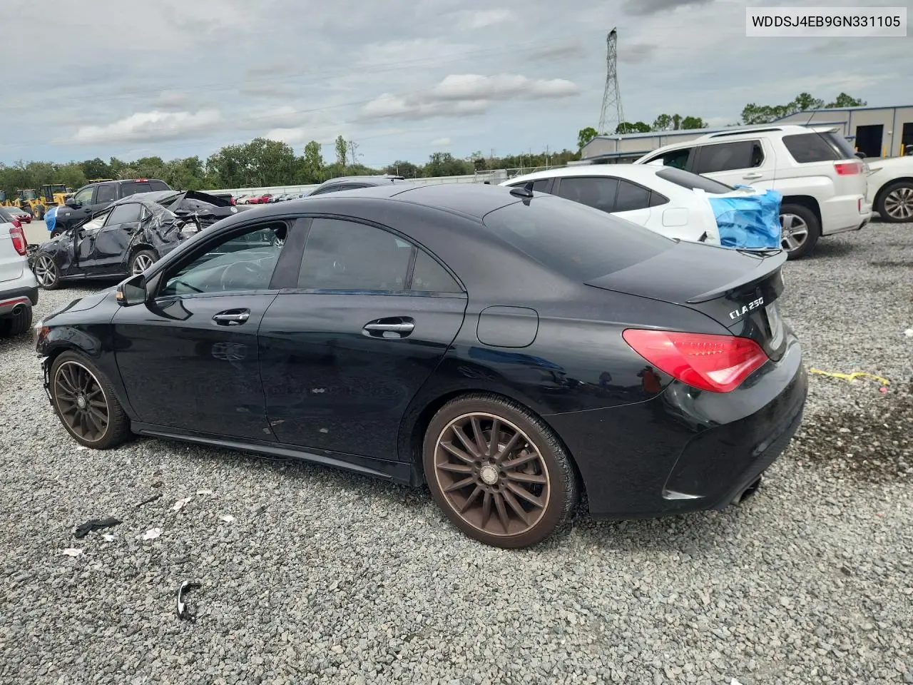 2016 MERCEDES CLA-KLASSE VIN WDDSJ4EB9GN331105 — фото 2