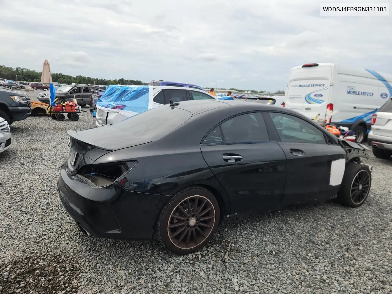 2016 MERCEDES CLA-KLASSE VIN WDDSJ4EB9GN331105 — фото 3