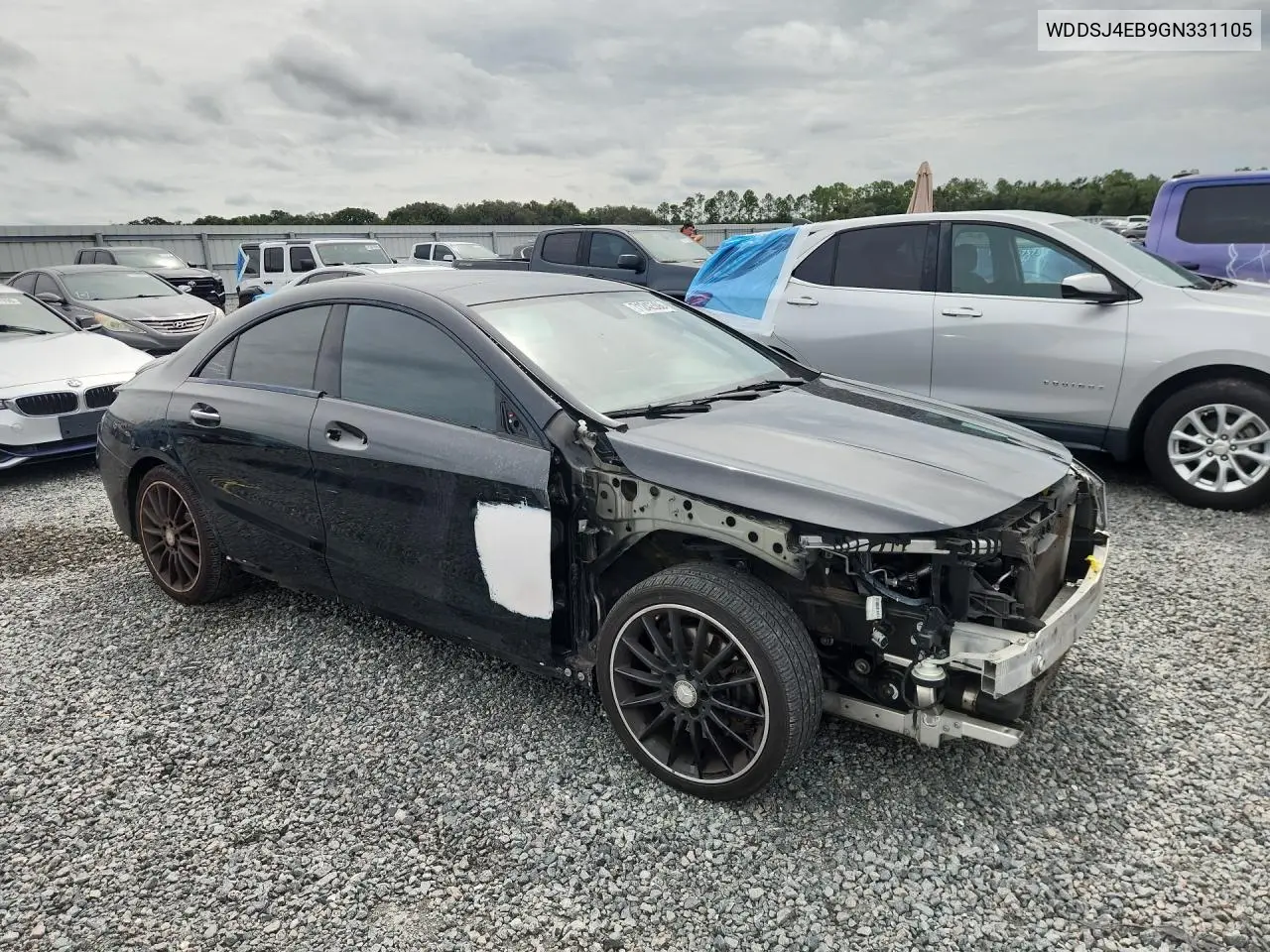2016 MERCEDES CLA-KLASSE VIN WDDSJ4EB9GN331105 — фото 4