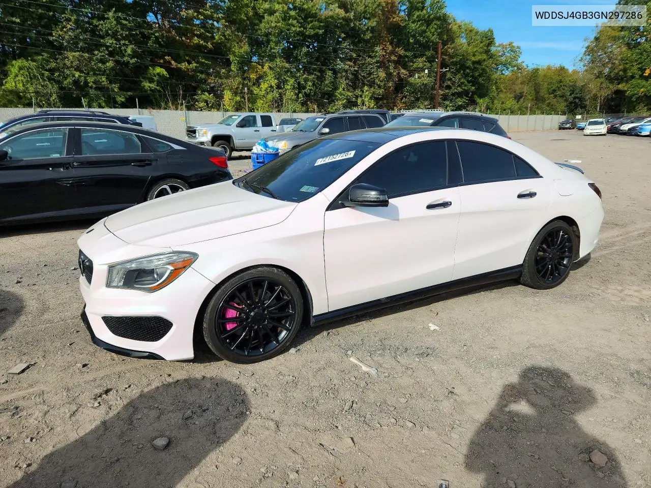 MERCEDES CLA-KLASSE 2016, VIN WDDSJ4GB3GN297286